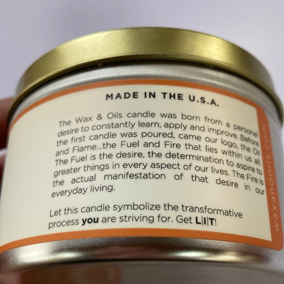 WAX OILS Pumpkin Light Imbue Transform Soy Candle 8 oz - Picture 7 of 9